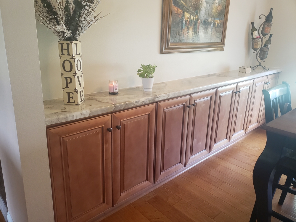 luko after flood dining room